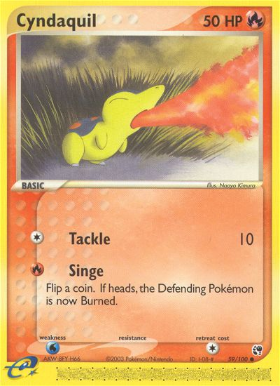 Cyndaquil (59/100) [EX: Sandstorm] | Gear Gaming Bentonville