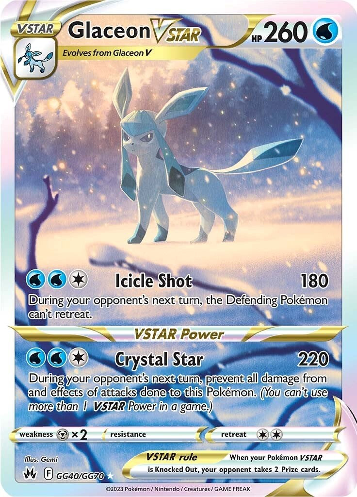 Glaceon VSTAR (GG40/GG70) [Sword & Shield: Crown Zenith] | Gear Gaming Bentonville