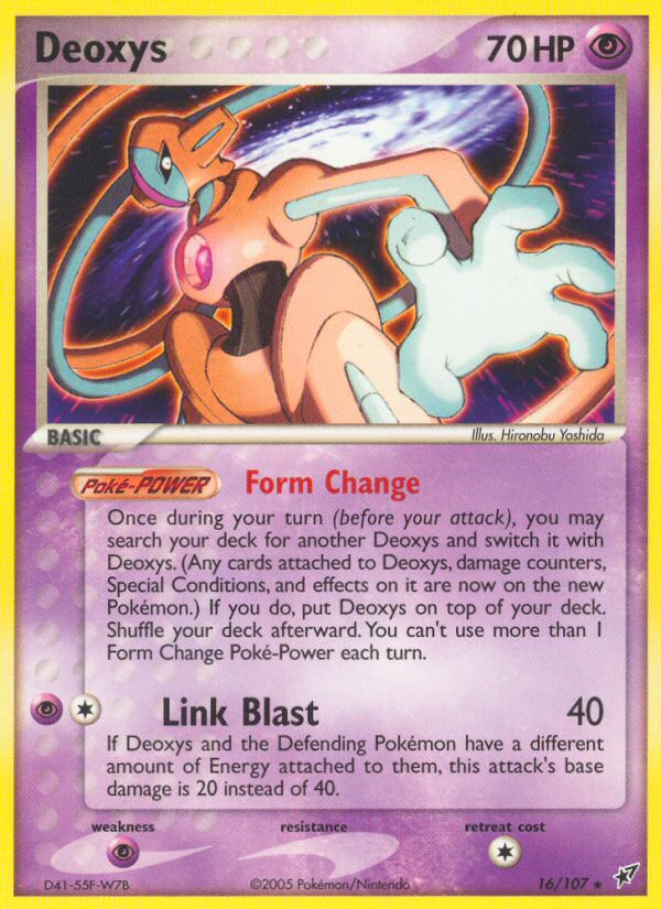 Deoxys (16/107) [EX: Deoxys] | Gear Gaming Bentonville