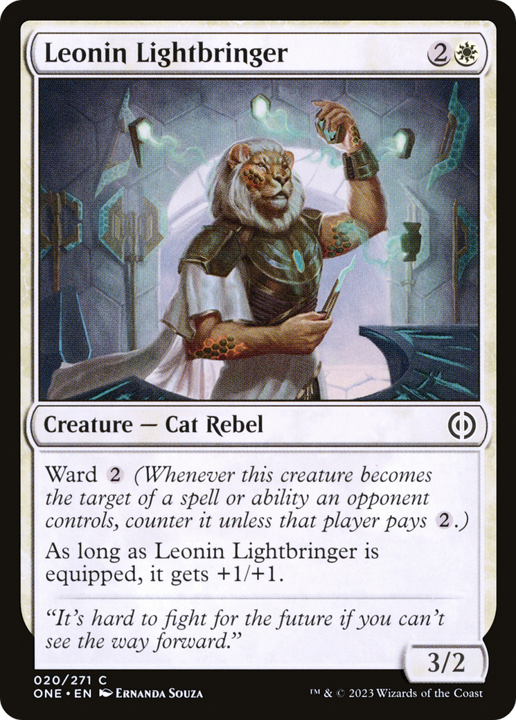 Leonin Lightbringer [Phyrexia: All Will Be One] | Gear Gaming Bentonville