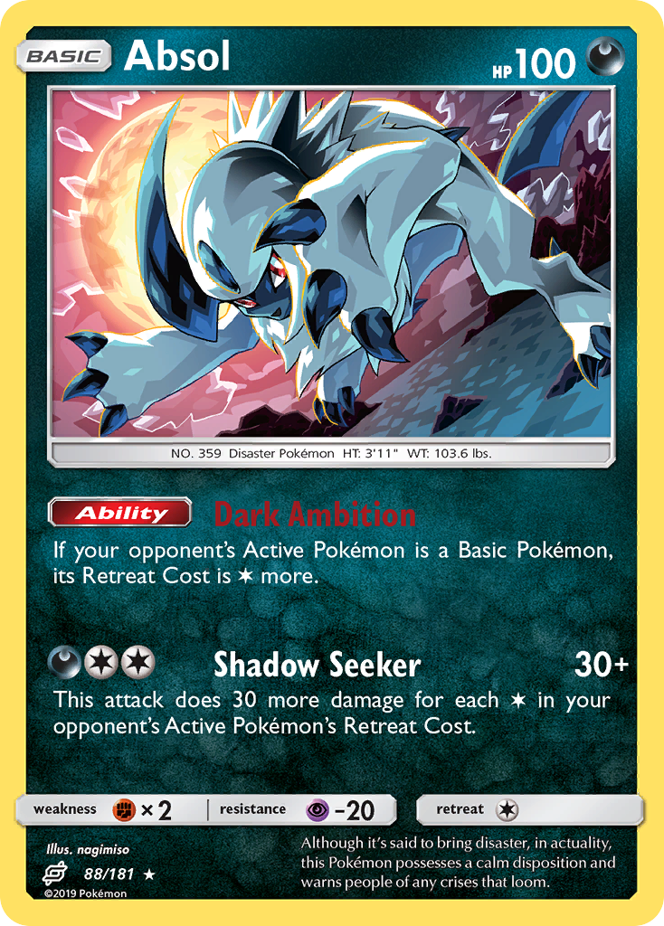 Absol (88/181) [Sun & Moon: Team Up] | Gear Gaming Bentonville