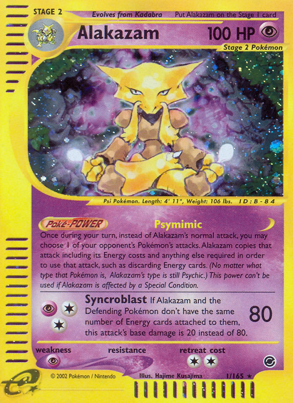 Alakazam (1/165) [Expedition: Base Set] | Gear Gaming Bentonville