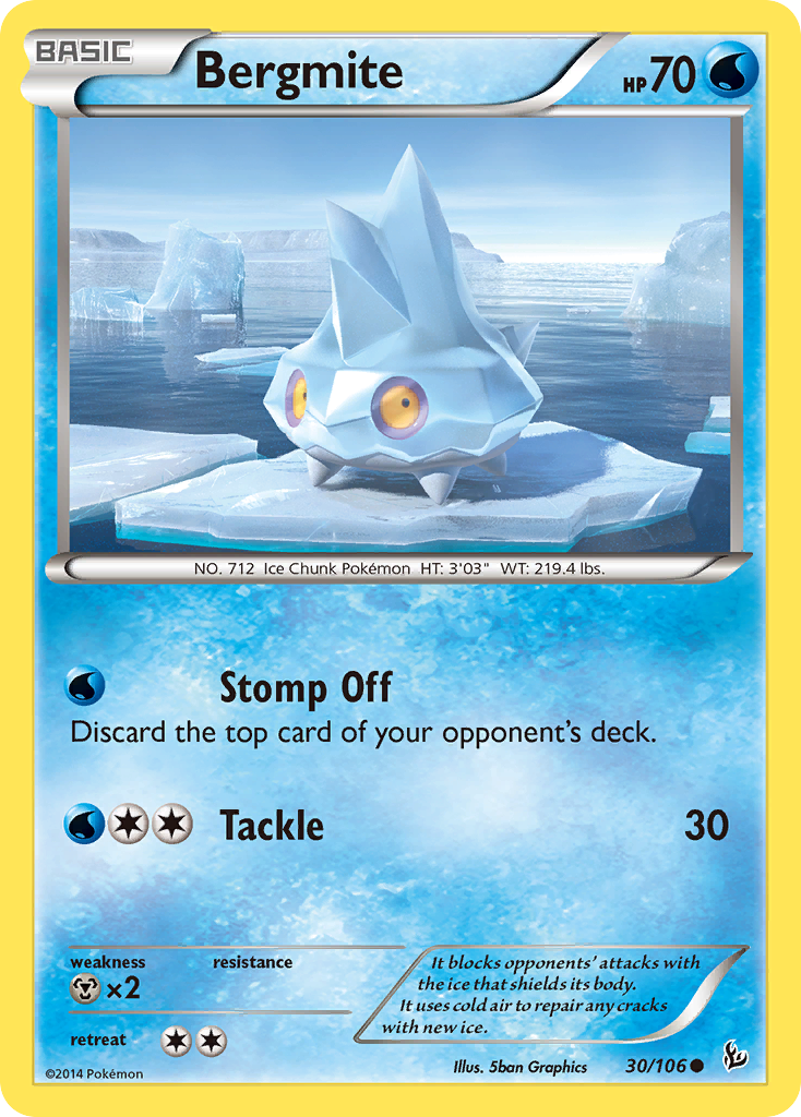 Bergmite (30/106) [XY: Flashfire] | Gear Gaming Bentonville