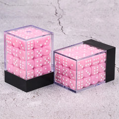 Opaque Pink 12mm D6 block of 36 dice | Gear Gaming Bentonville