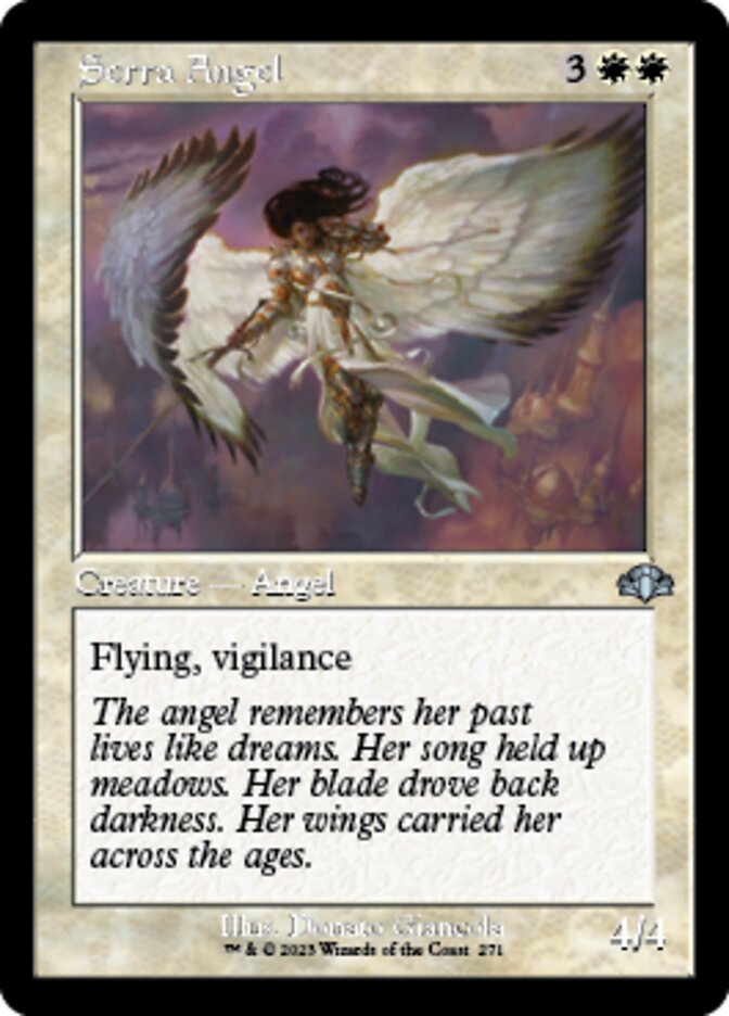 Serra Angel (Retro) [Dominaria Remastered] | Gear Gaming Bentonville