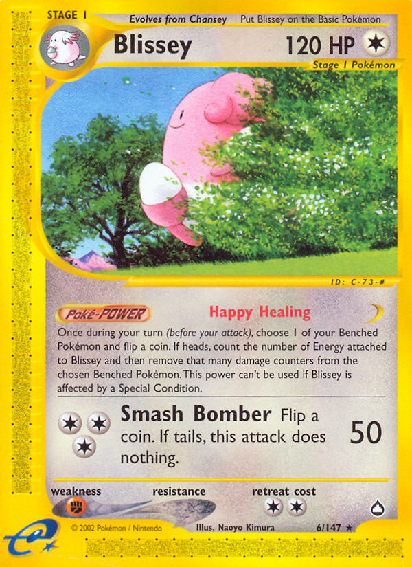 Blissey (6/147) [Aquapolis] | Gear Gaming Bentonville