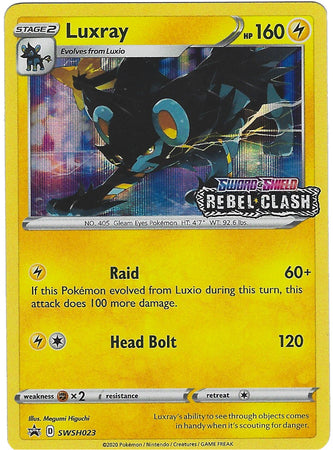 Luxray (SWSH023) (Prerelease Promo) [Sword & Shield: Black Star Promos] | Gear Gaming Bentonville