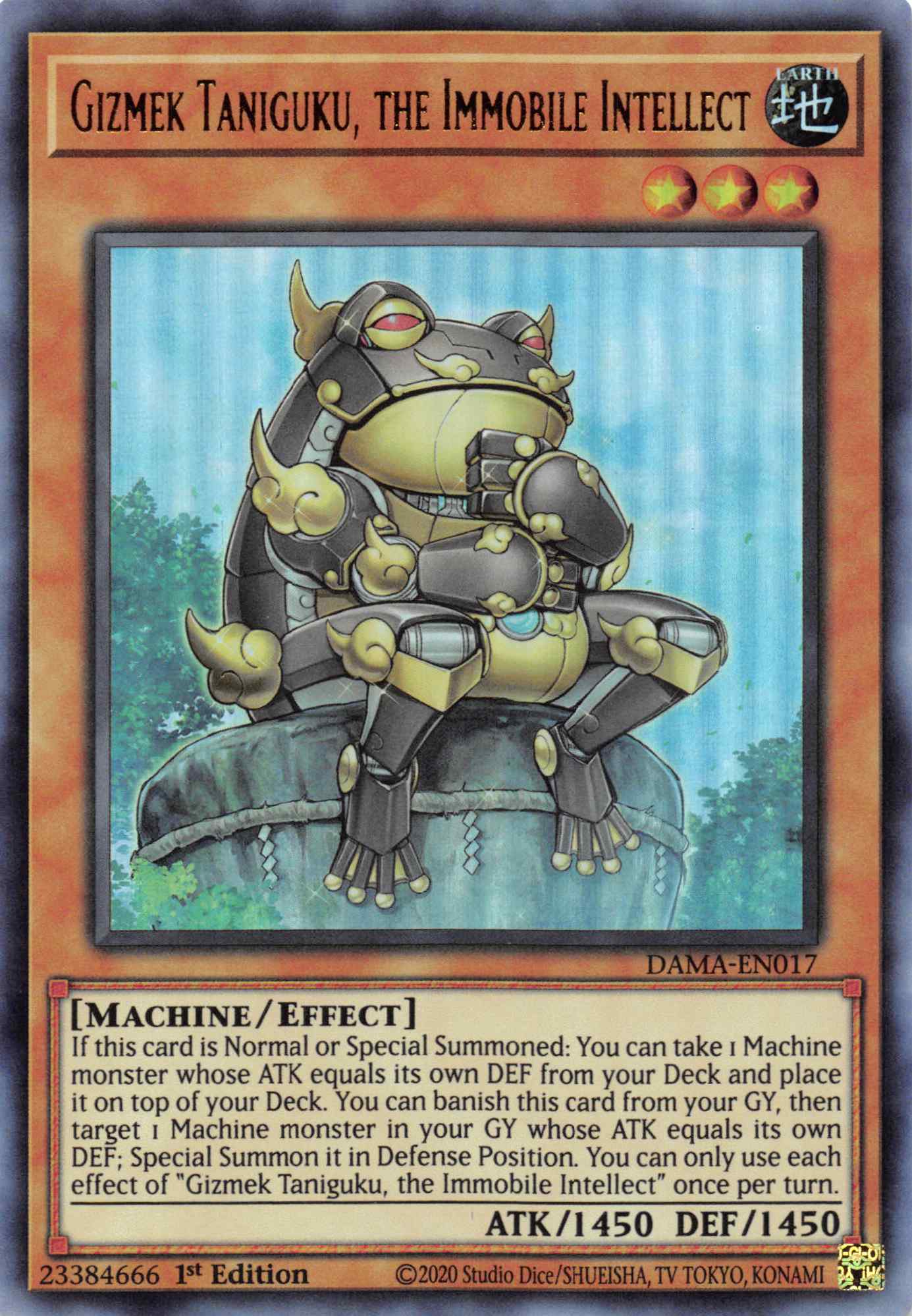 Gizmek Taniguku, the Immobile Intellect [DAMA-EN017] Ultra Rare | Gear Gaming Bentonville