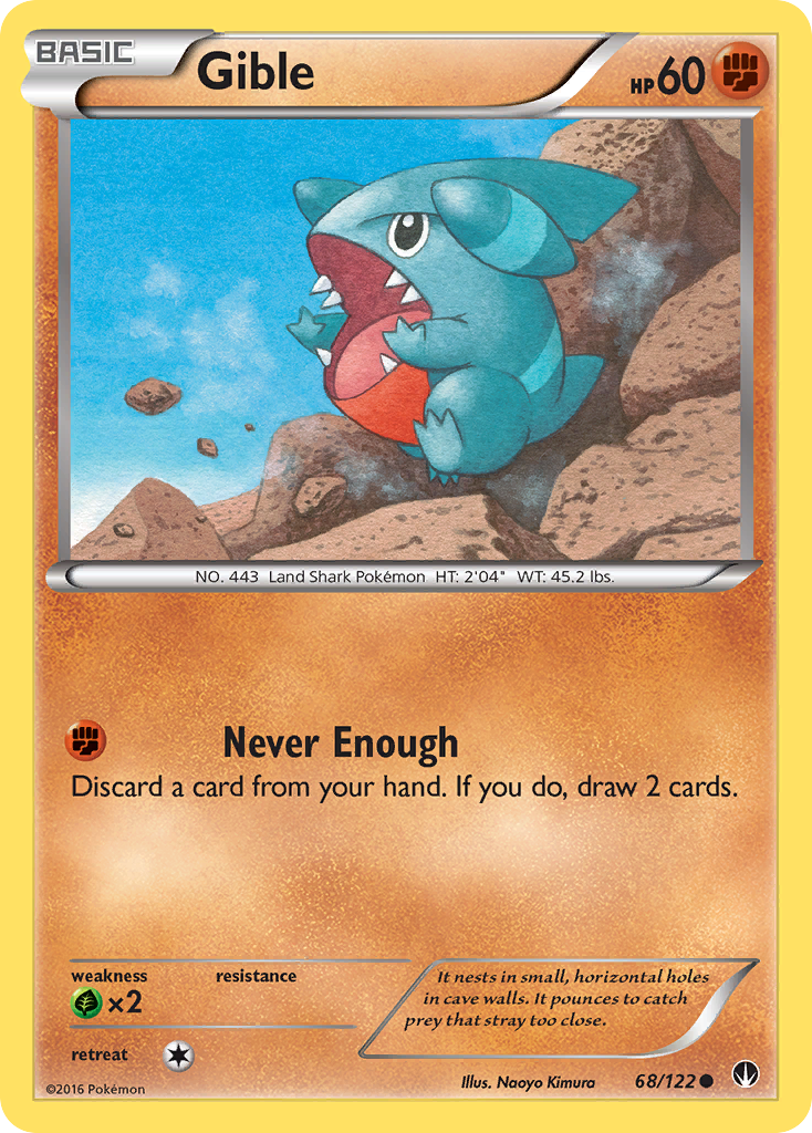 Gible (68/122) [XY: BREAKpoint] | Gear Gaming Bentonville