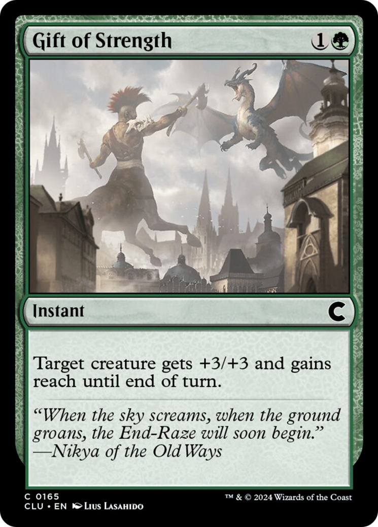 Gift of Strength [Ravnica: Clue Edition] | Gear Gaming Bentonville