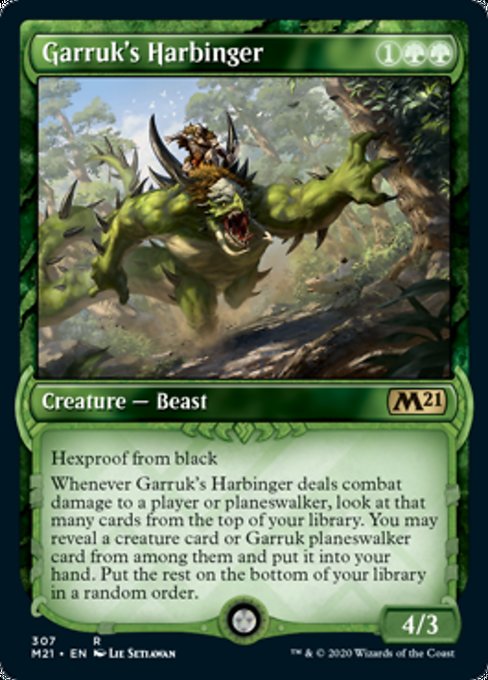 Garruk's Harbinger (Showcase) [Core Set 2021] | Gear Gaming Bentonville