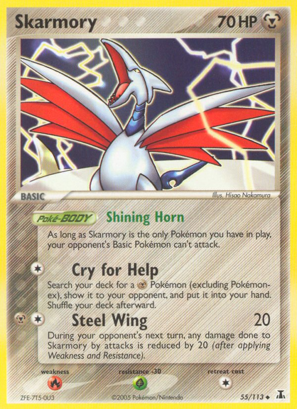 Skarmory (55/113) [EX: Delta Species] | Gear Gaming Bentonville