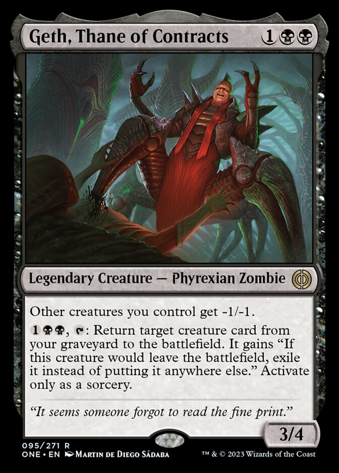 Geth, Thane of Contracts [Phyrexia: All Will Be One] | Gear Gaming Bentonville