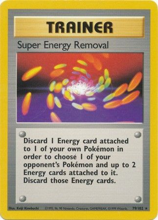 Super Energy Removal (79/102) [Base Set Unlimited] | Gear Gaming Bentonville