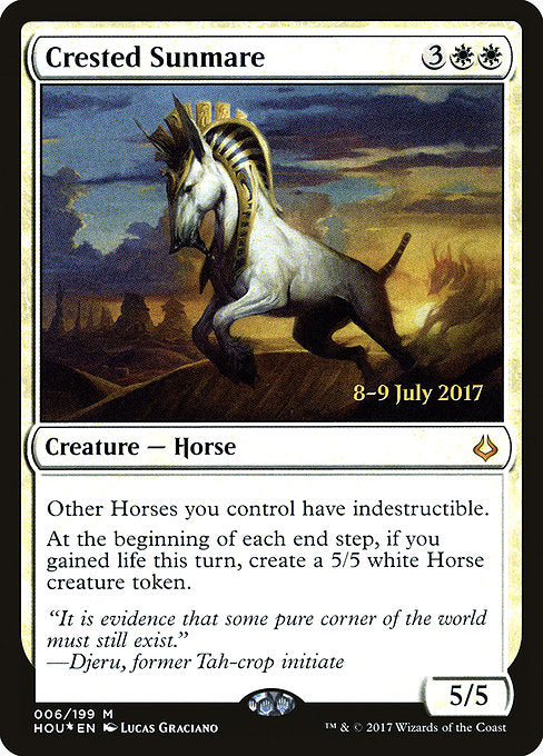 Crested Sunmare [Prerelease Cards] | Gear Gaming Bentonville