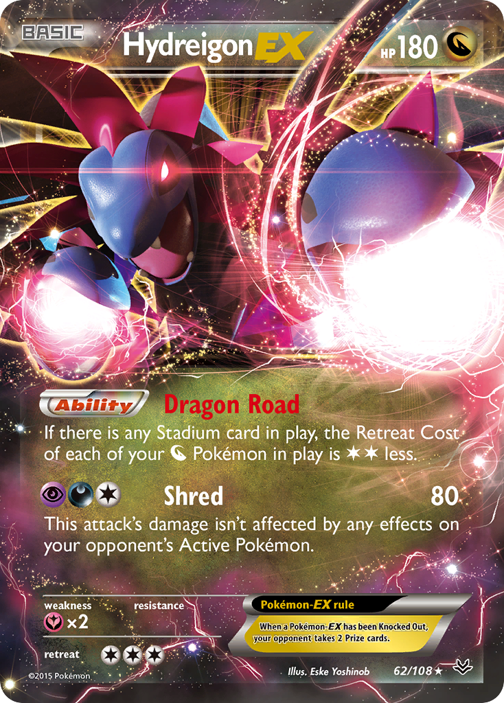 Hydreigon EX (62/108) [XY: Roaring Skies] | Gear Gaming Bentonville