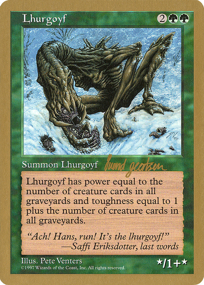 Lhurgoyf (Svend Geertsen) [World Championship Decks 1997] | Gear Gaming Bentonville