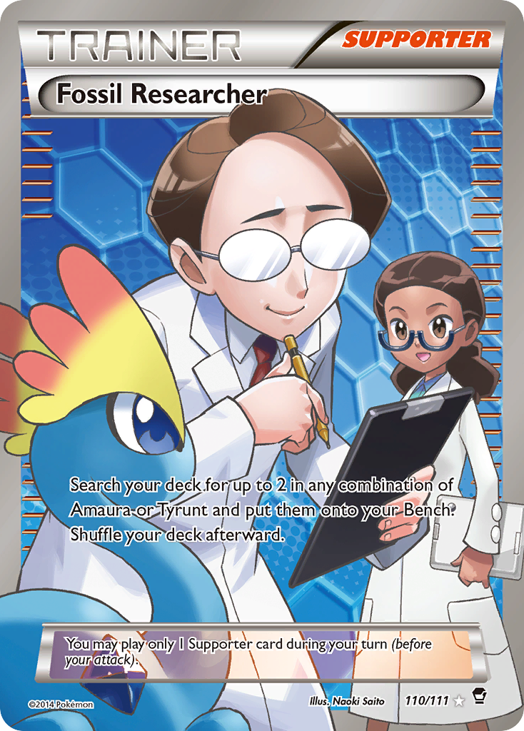 Fossil Researcher (110/111) [XY: Furious Fists] | Gear Gaming Bentonville