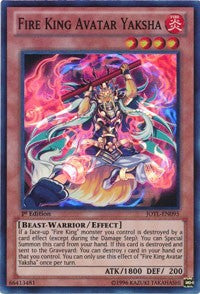 Fire King Avatar Yaksha [Judgment of the Light] [JOTL-EN095] | Gear Gaming Bentonville