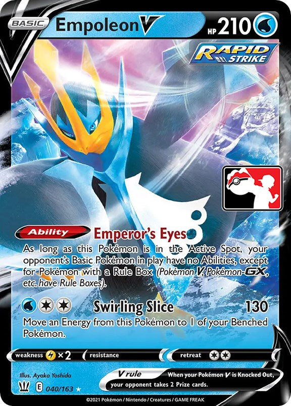 Empoleon V (040/163) [Prize Pack Series One] | Gear Gaming Bentonville