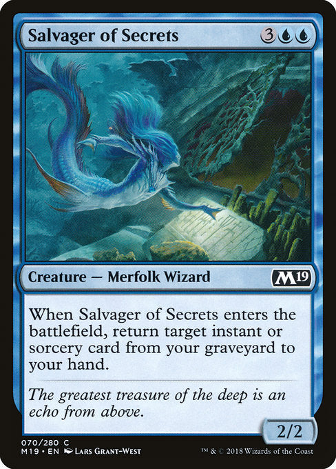 Salvager of Secrets [Core Set 2019] | Gear Gaming Bentonville