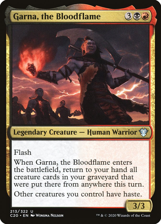 Garna, the Bloodflame [Commander 2020] | Gear Gaming Bentonville