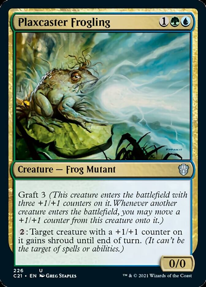 Plaxcaster Frogling [Commander 2021] | Gear Gaming Bentonville