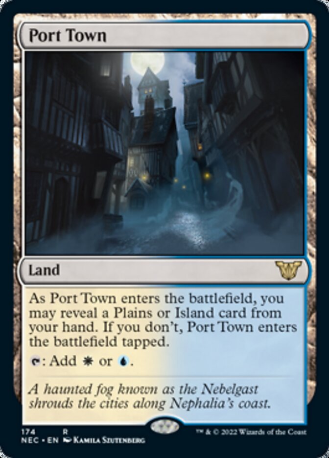 Port Town [Kamigawa: Neon Dynasty Commander] | Gear Gaming Bentonville
