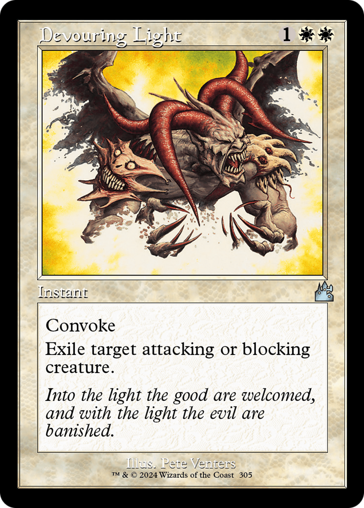 Devouring Light (Retro Frame) [Ravnica Remastered] | Gear Gaming Bentonville