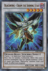 Blackwing - Gram the Shining Star [Yu-Gi-Oh! 5D's Manga Promotional Cards] [YF04-EN001] | Gear Gaming Bentonville