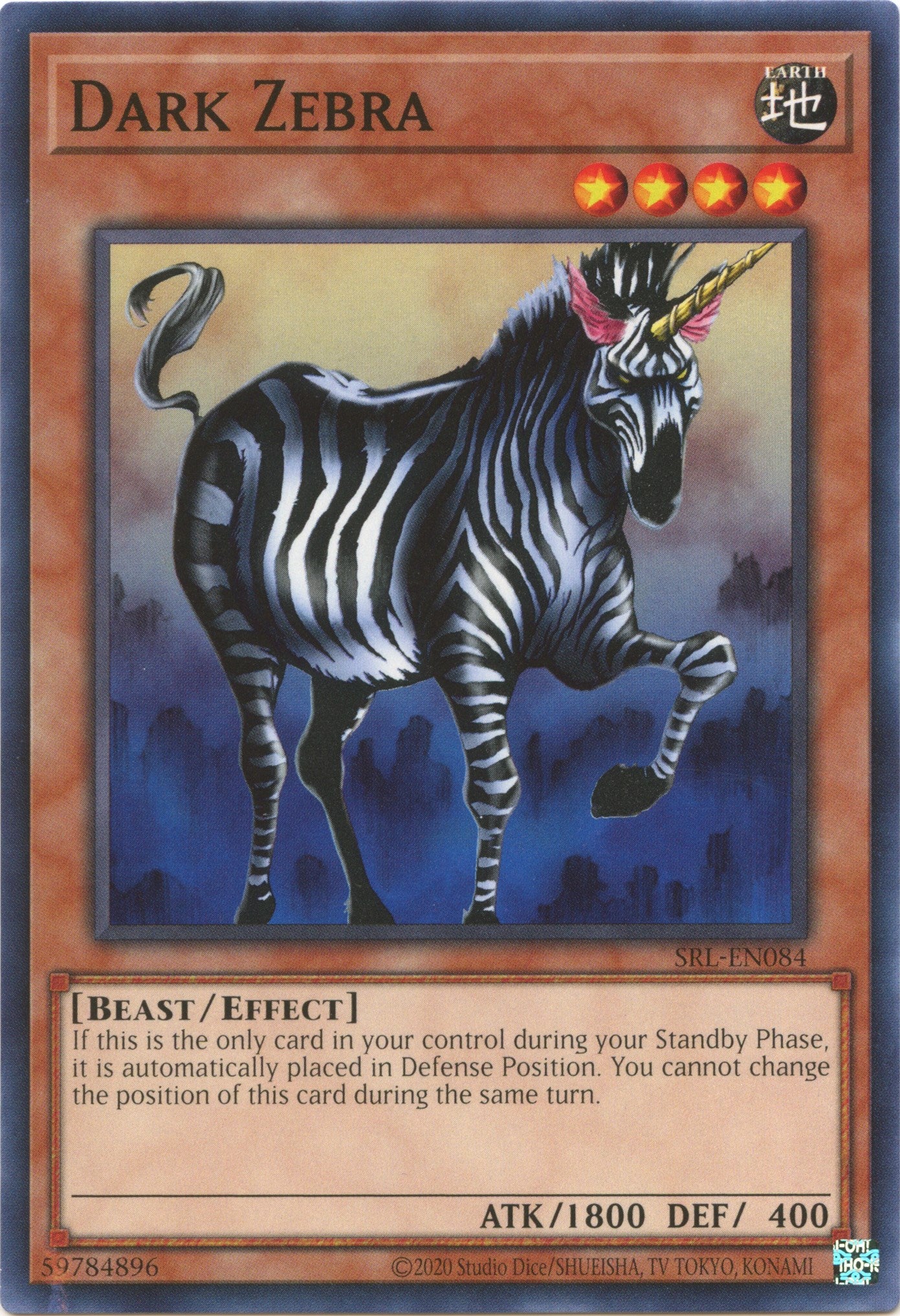 Dark Zebra (25th Anniversary) [SRL-EN084] Common | Gear Gaming Bentonville