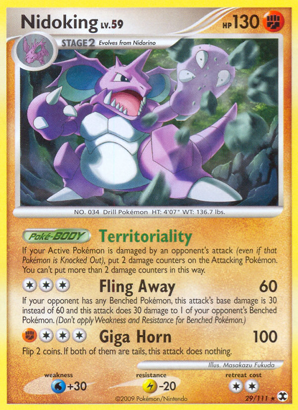 Nidoking (29/111) [Platinum: Rising Rivals] | Gear Gaming Bentonville