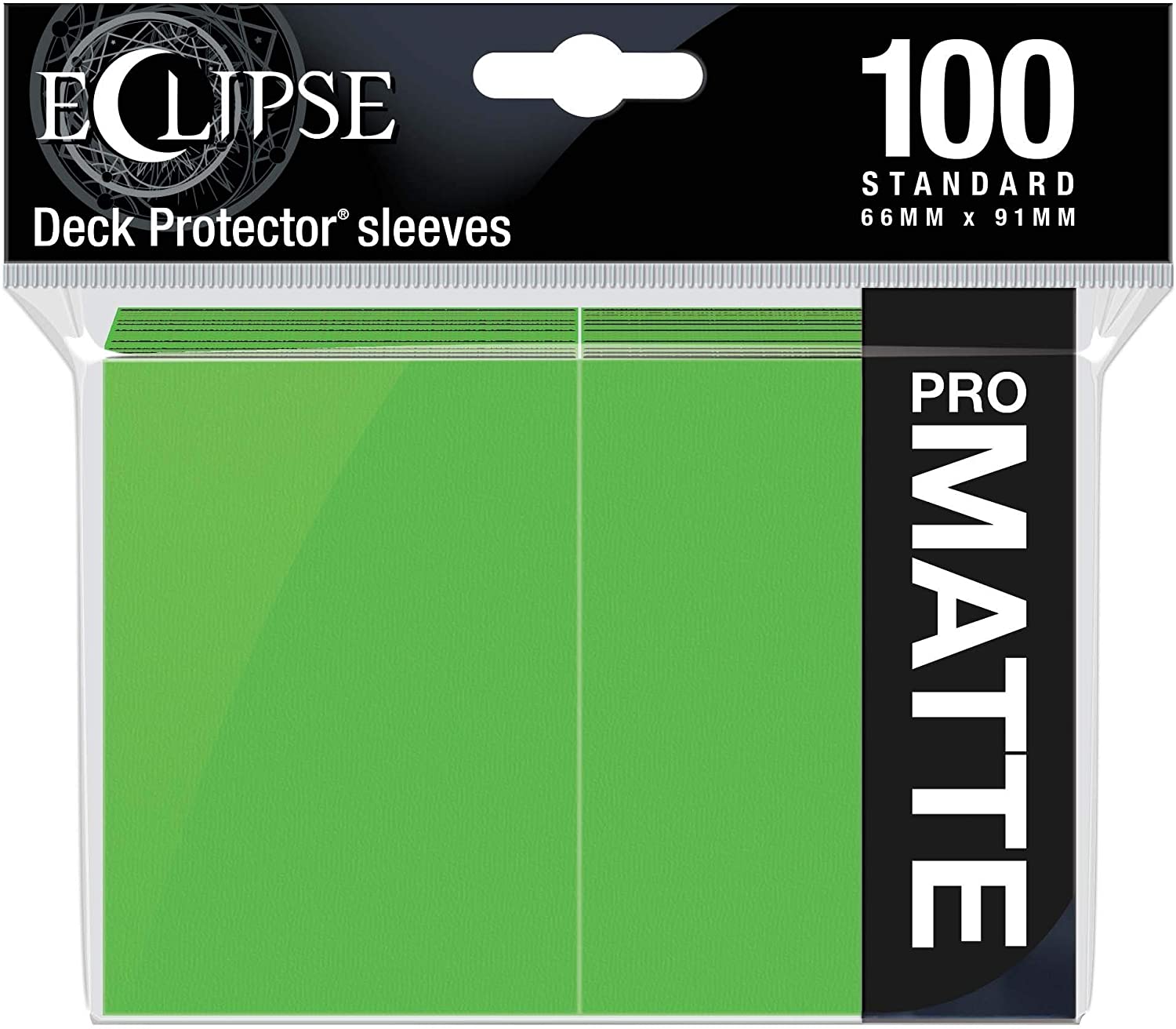 Ultra Pro Sleeves Eclipse Matte Lime Green 100-Count | Gear Gaming Bentonville