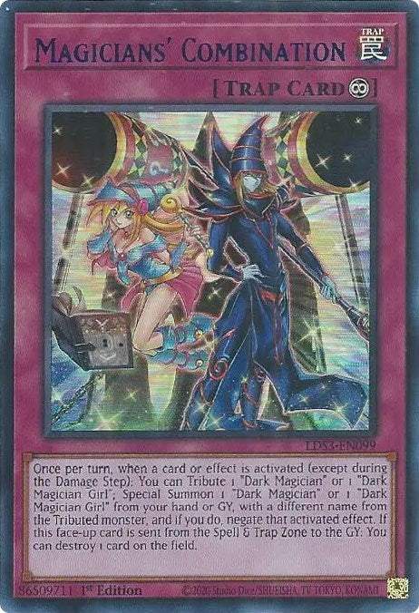 Magicians' Combination (Blue) [LDS3-EN099] Ultra Rare | Gear Gaming Bentonville