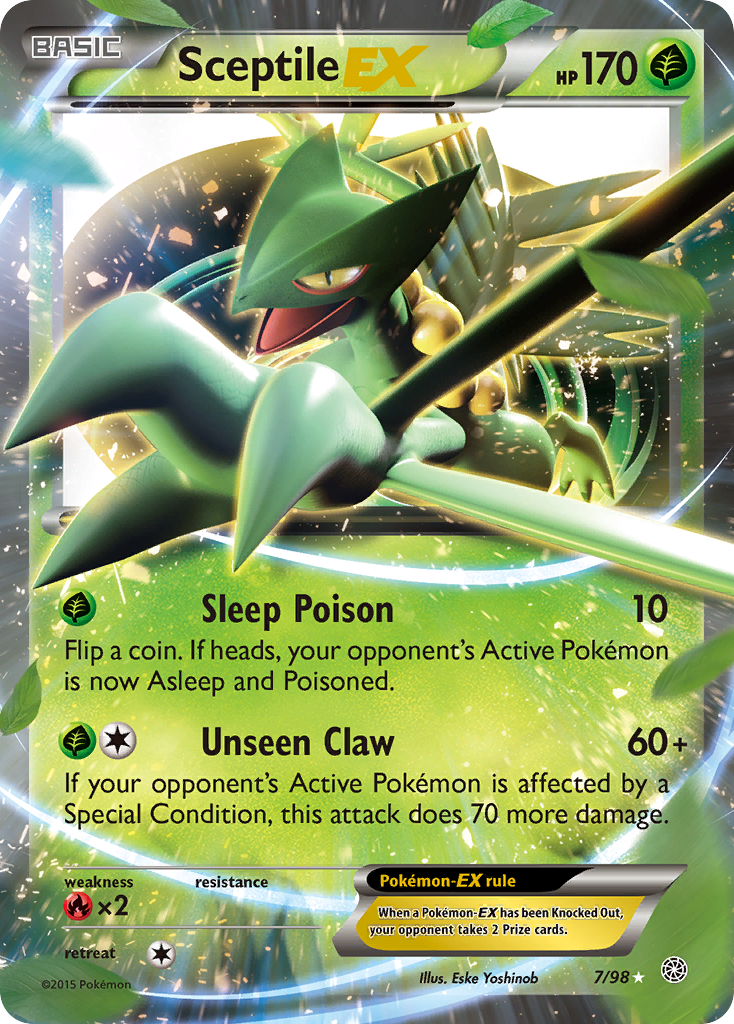 Sceptile EX (7/98) [XY: Ancient Origins] | Gear Gaming Bentonville