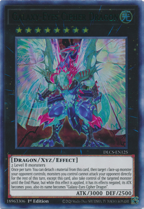 Galaxy-Eyes Cipher Dragon (Green) [DLCS-EN125] Ultra Rare | Gear Gaming Bentonville