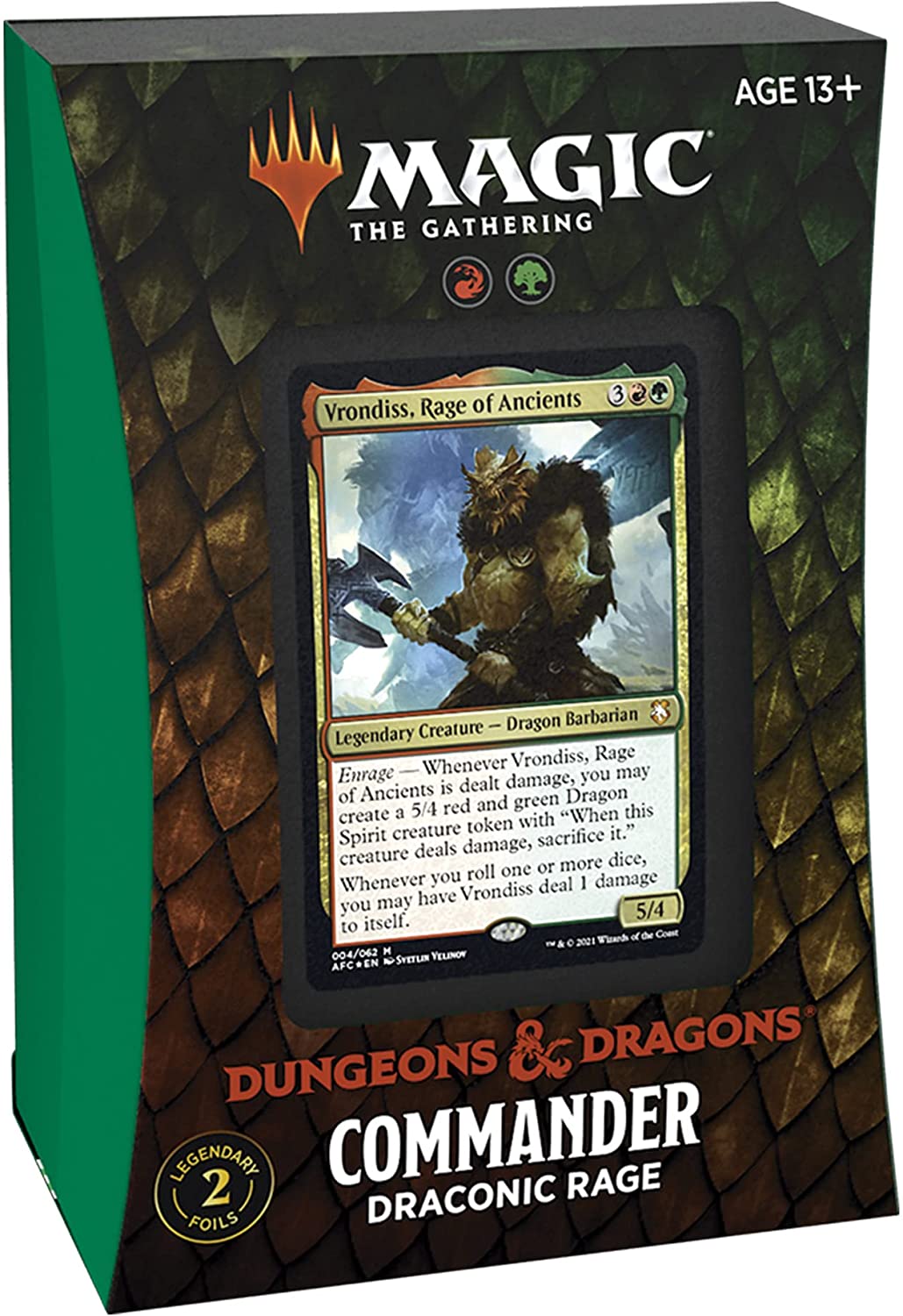 Adventures in the Forgotten Realms Commander Deck: Draconic Rage | Gear Gaming Bentonville