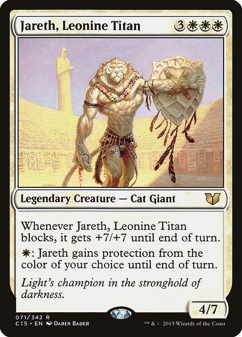 Jareth, Leonine Titan [Commander 2015] | Gear Gaming Bentonville