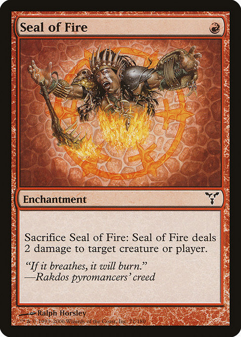 Seal of Fire [Dissension] | Gear Gaming Bentonville