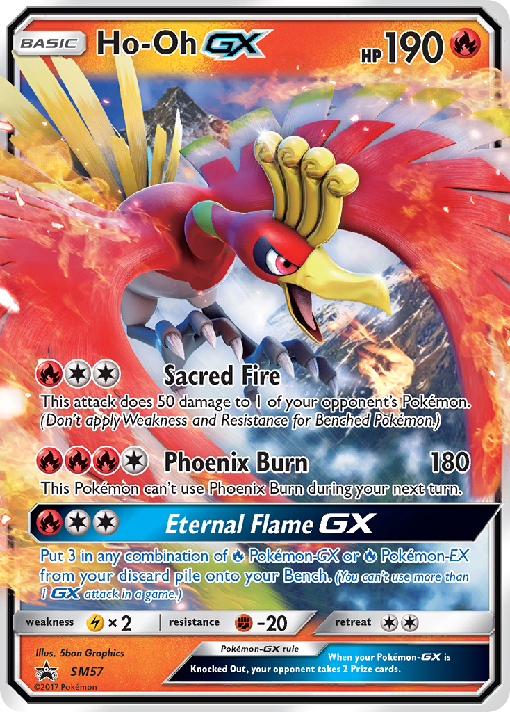 Ho-Oh GX (SM57) [Sun & Moon: Black Star Promos] | Gear Gaming Bentonville