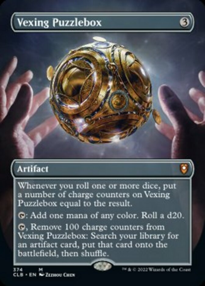 Vexing Puzzlebox (Borderless Alternate Art) [Commander Legends: Battle for Baldur's Gate] | Gear Gaming Bentonville