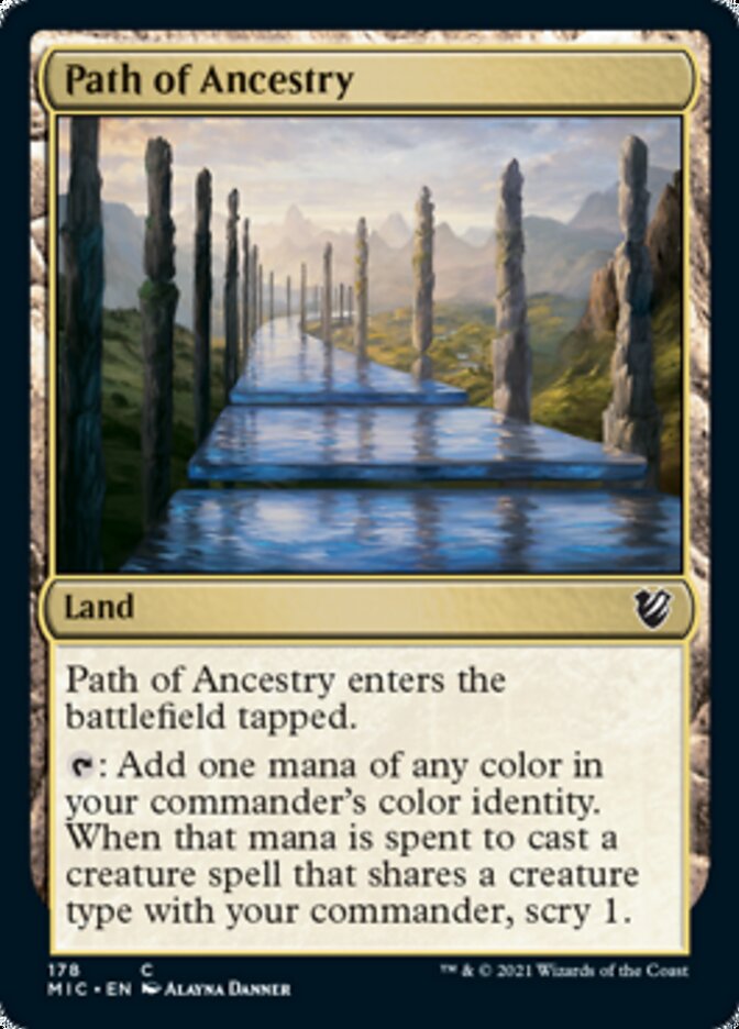 Path of Ancestry [Innistrad: Midnight Hunt Commander] | Gear Gaming Bentonville