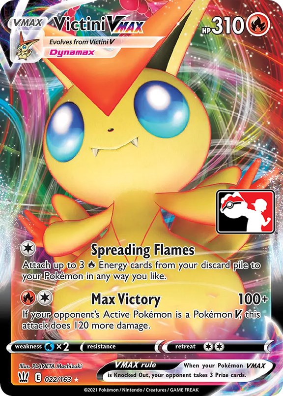 Victini VMAX (022/163) [Prize Pack Series One] | Gear Gaming Bentonville