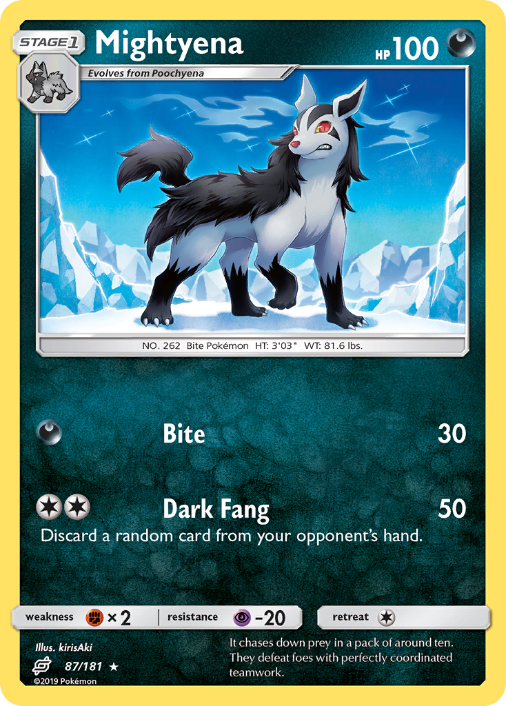 Mightyena (87/181) [Sun & Moon: Team Up] | Gear Gaming Bentonville