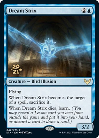 Dream Strix [Strixhaven: School of Mages Prerelease Promos] | Gear Gaming Bentonville