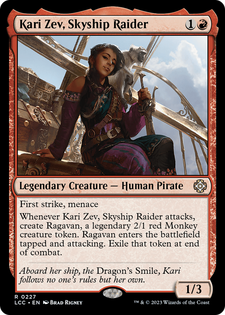 Kari Zev, Skyship Raider [The Lost Caverns of Ixalan Commander] | Gear Gaming Bentonville