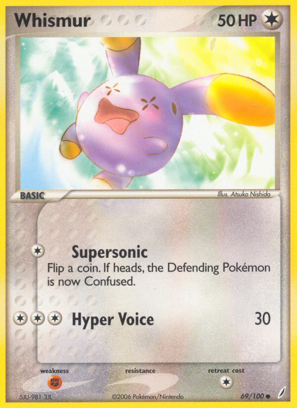 Whismur (69/100) [EX: Crystal Guardians] | Gear Gaming Bentonville