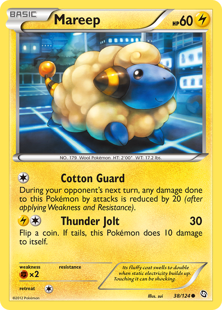 Mareep (38/124) [Black & White: Dragons Exalted] | Gear Gaming Bentonville