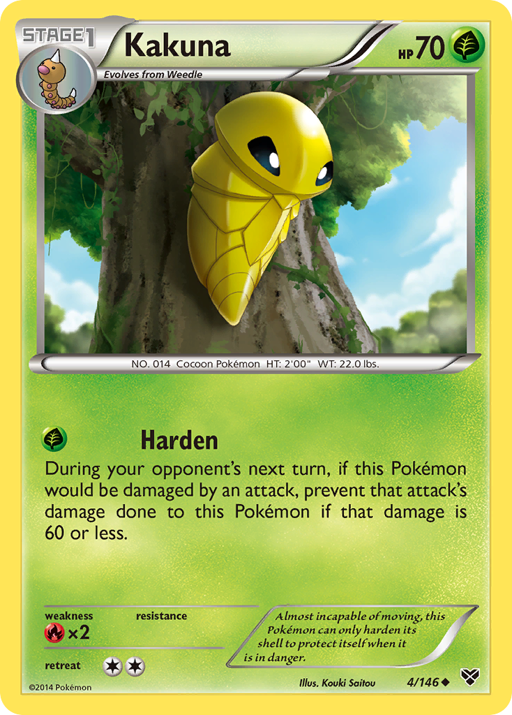 Kakuna (4/146) [XY: Base Set] | Gear Gaming Bentonville