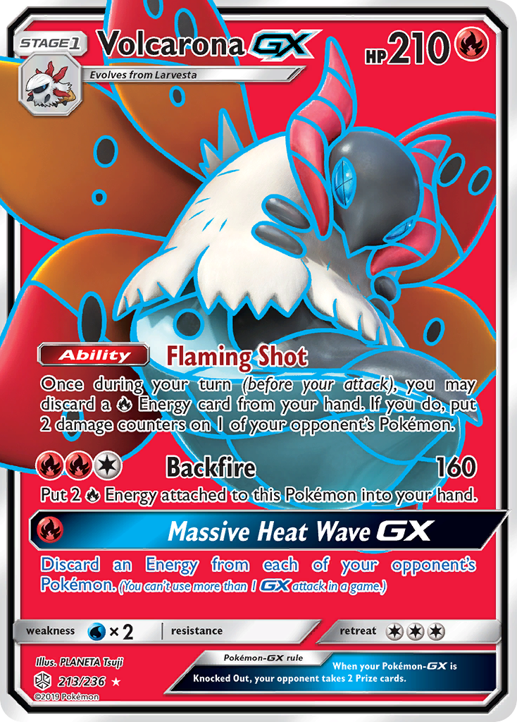 Volcarona GX (213/236) [Sun & Moon: Cosmic Eclipse] | Gear Gaming Bentonville